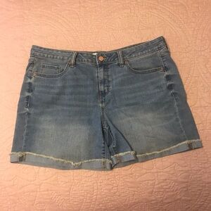 Sonoma cuffed jean shorts 16